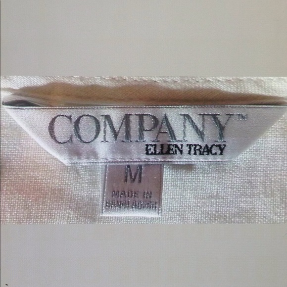 Company Ellen Tracy Linen High Low Hem Tunic Top - Picture 5 of 8